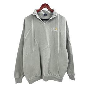 Vintage 80s Vermont Green Embroidered Puullover Sweatshirt Mens Large